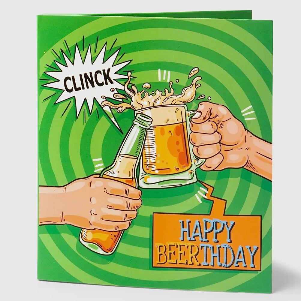 TWO LEFT FEET IT'S YO BIRTHDAY GIFT - CARD & SOCK SET