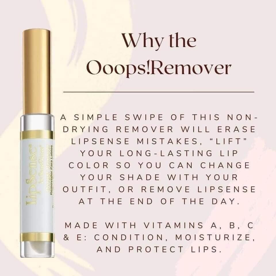 OOOPS! LIP COLOR REMOVER LIPSENSE