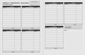 Weekly Budget Planner PPP