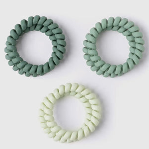 CRUSH KINDA SPIRALING COIL HAIR TIES PACK OF 6