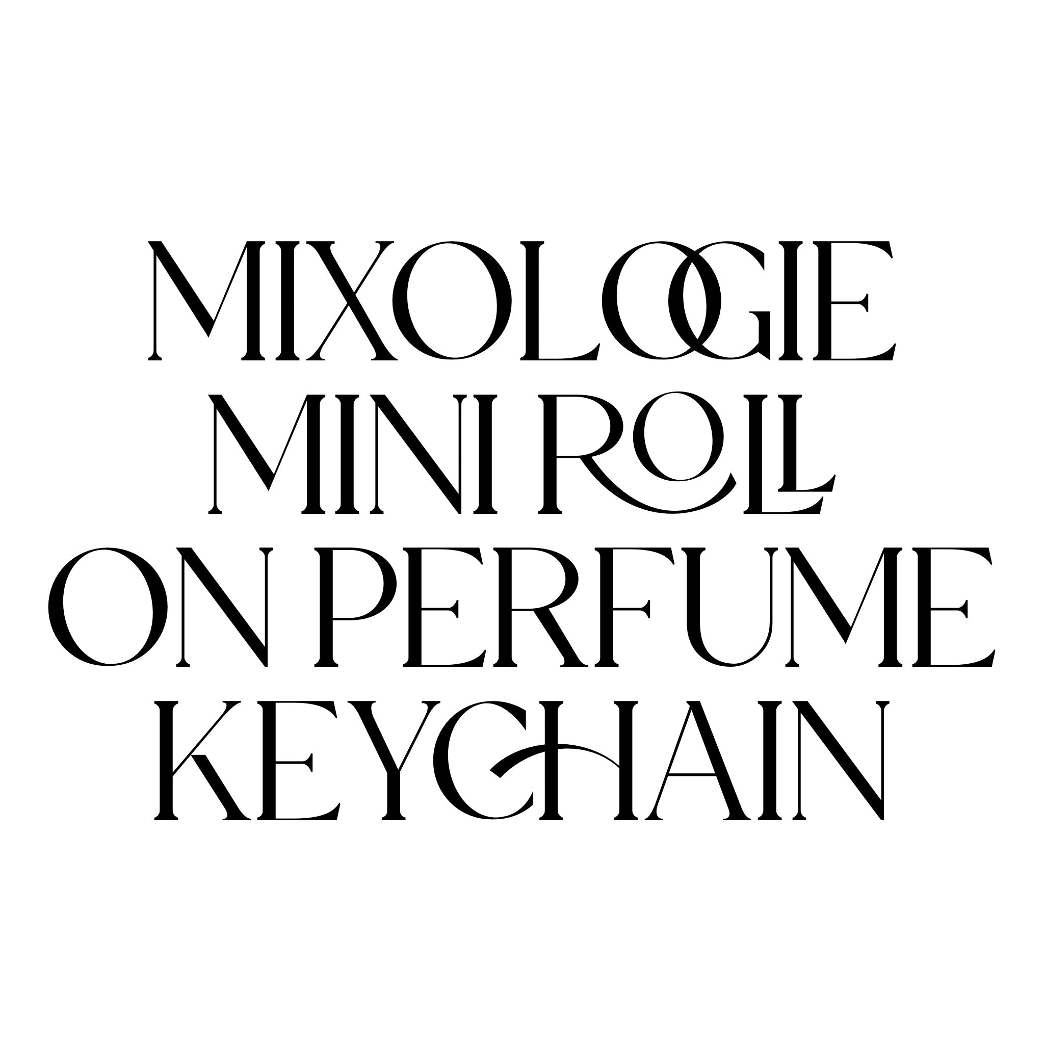 MIXOLOGIE MINI ROLL ON PERFUME KEYCHAIN
