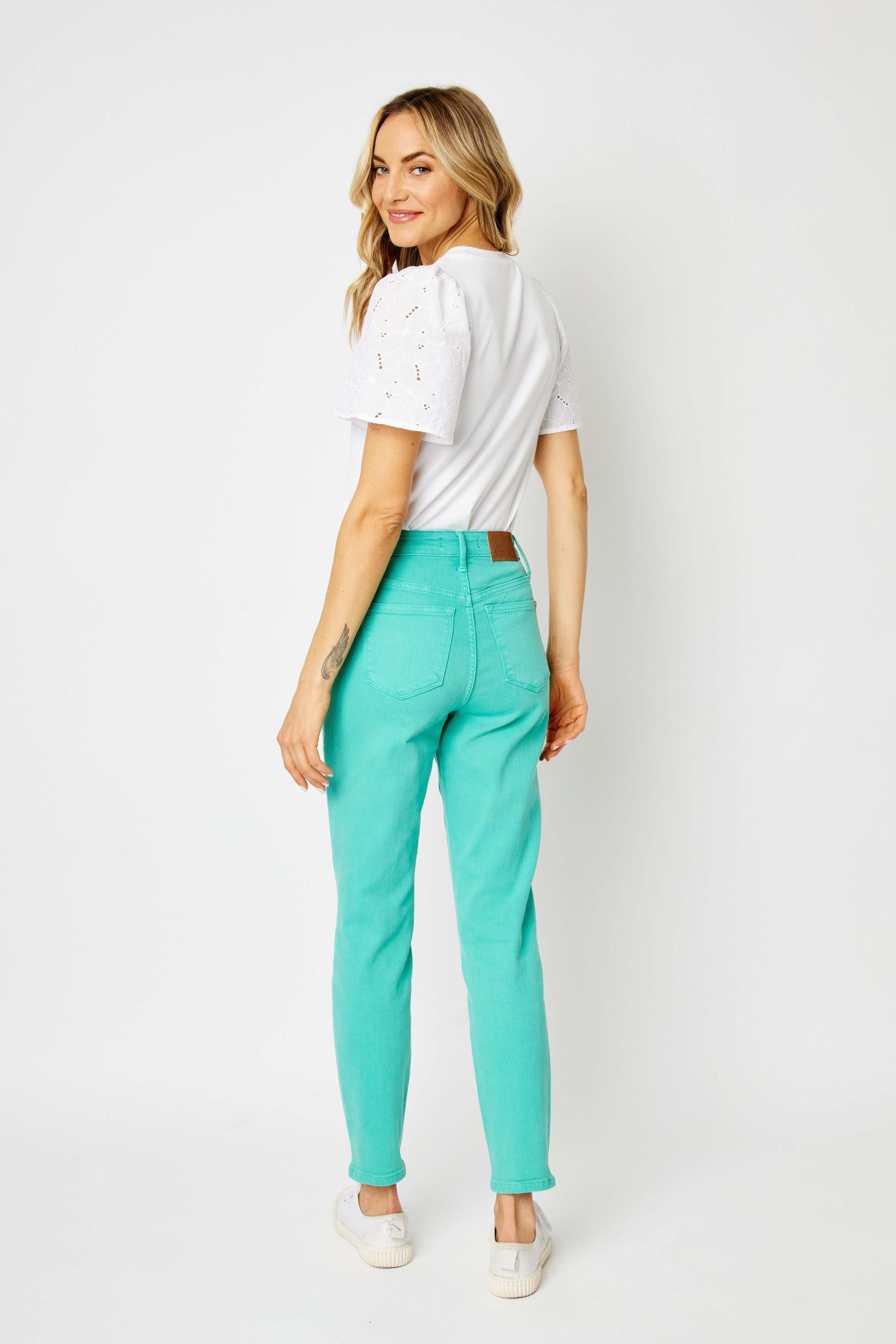 AQUA SLIM FIT JUDY BLUE DENIM HIGH WAIST