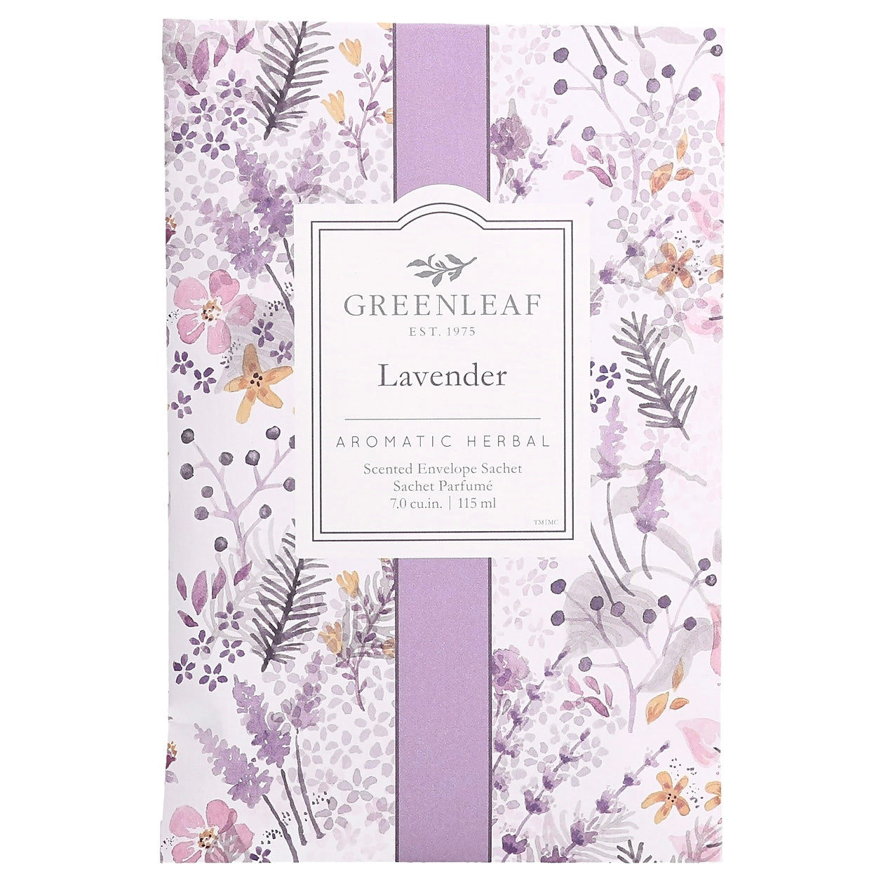 LAVENDER SCENTED LARGE SACHETS BY GREENLEAF