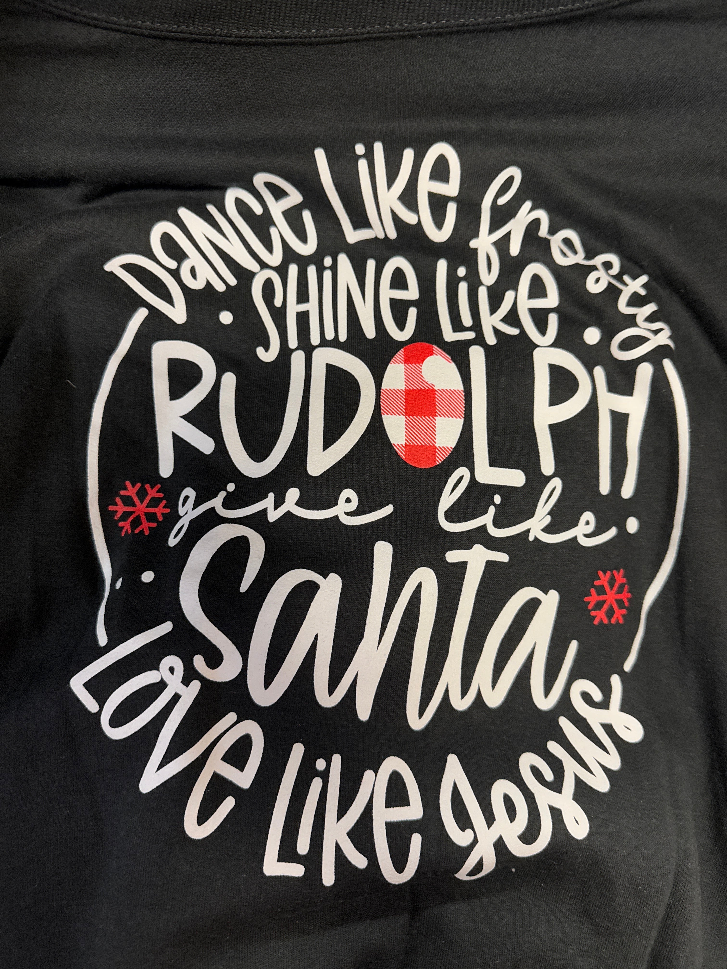 Shine Like Rudolph Love Like Jesus Sweatshirt