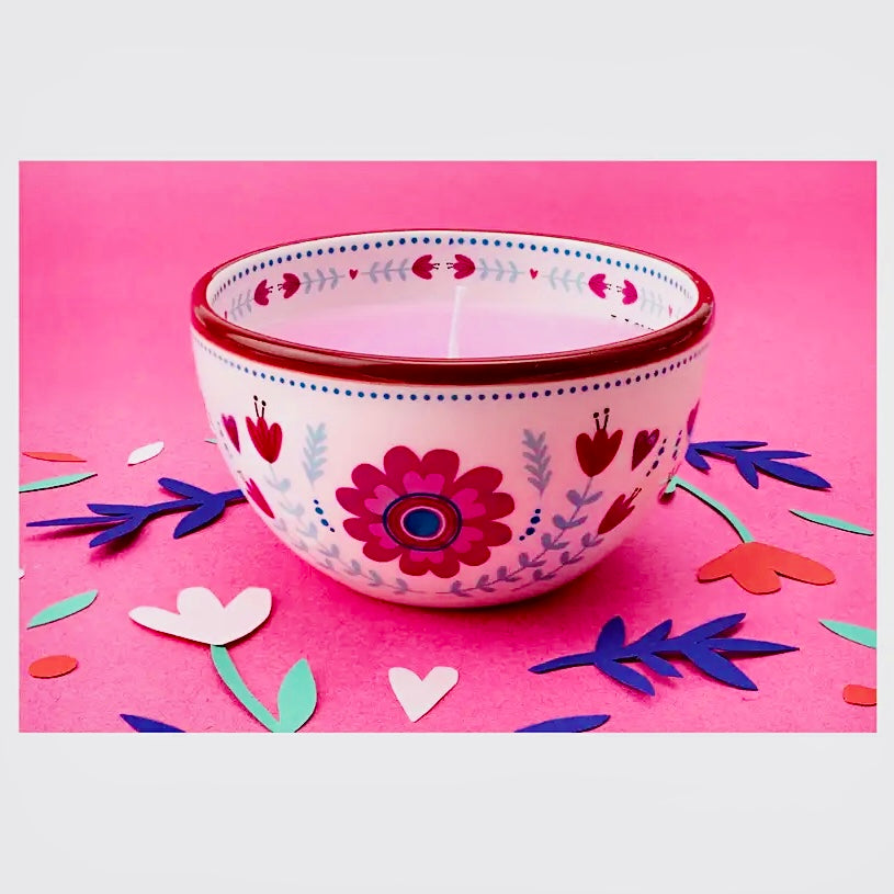 Secret Message Candle Bowl