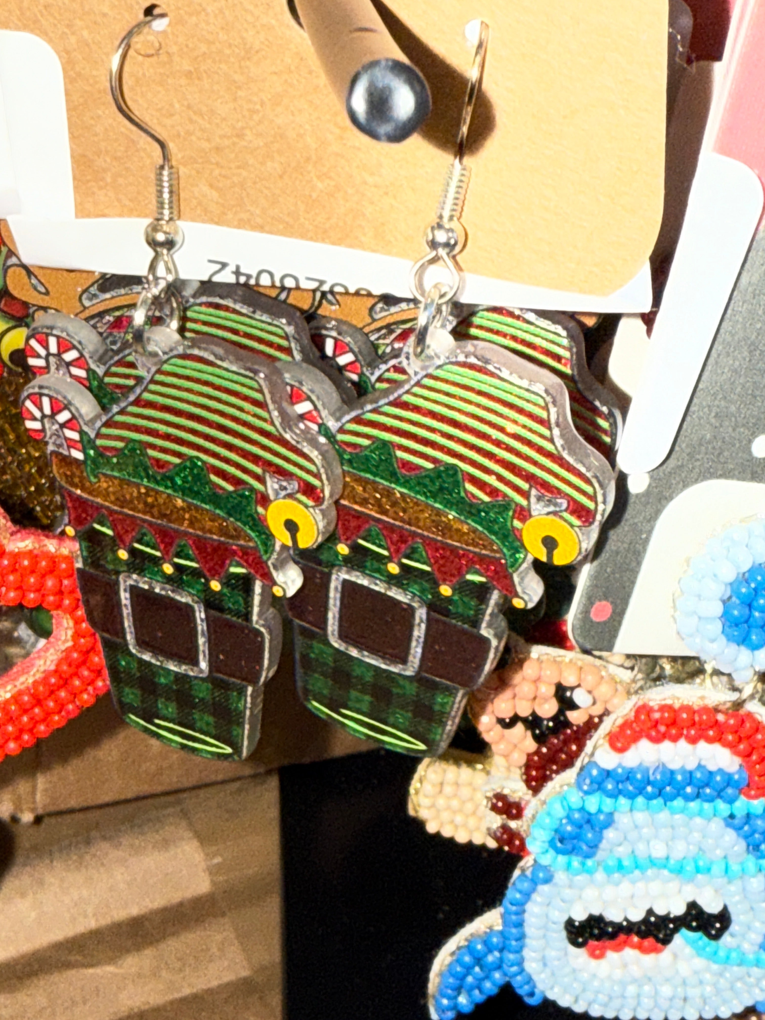 COFFEE DRINK BUFFALO EARRINGS