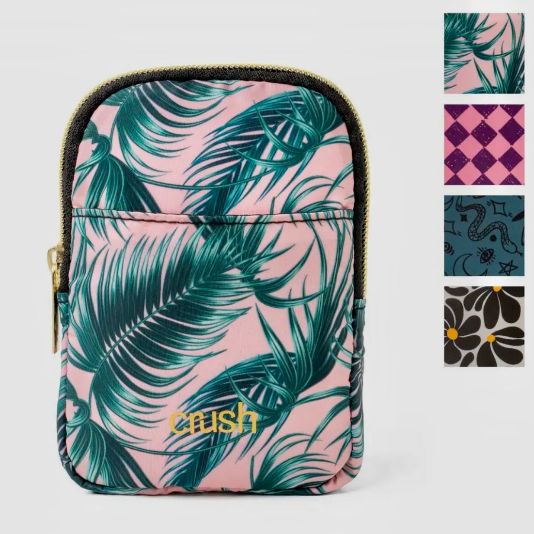 CRUSH WATER BOTTLE TUMBLER POUCH PLEASE HOLD