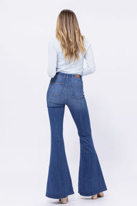 Hi-Waist Pull-On Super Flare Judy Blue Denim- SIZES 9 & 11 left.