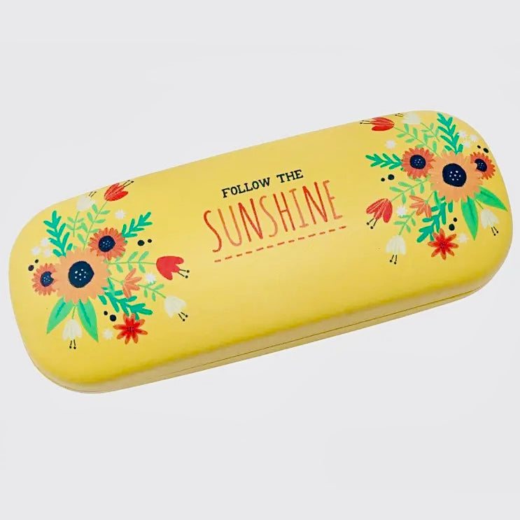 Follow The Sunshine Glasses Case & Lens Cleaning Cloth