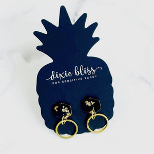 Essential Hoops Golden Nugget DB Handmade Earrings