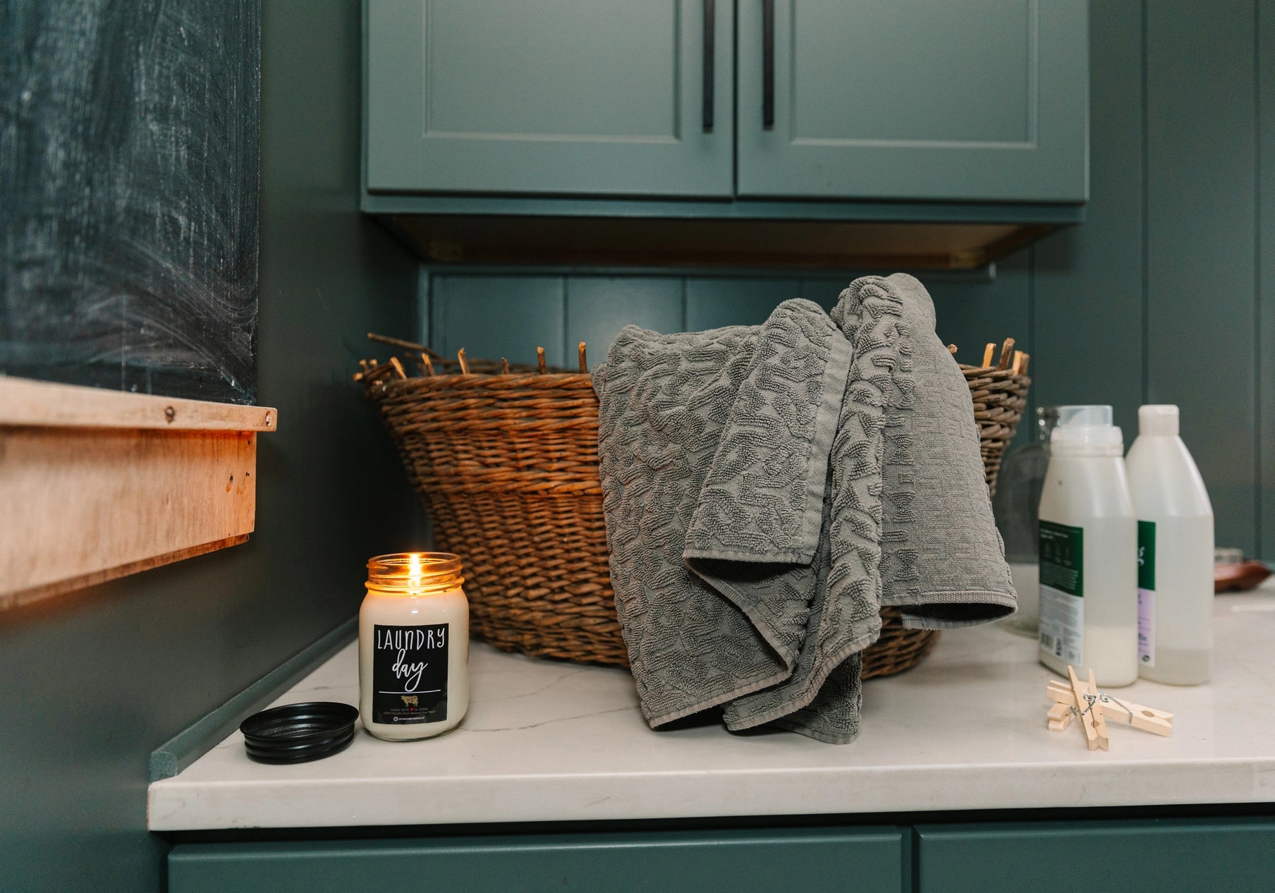 13 OZ MASON JAR LAUNDRY DAY MILKHOUSE CANDLE CO