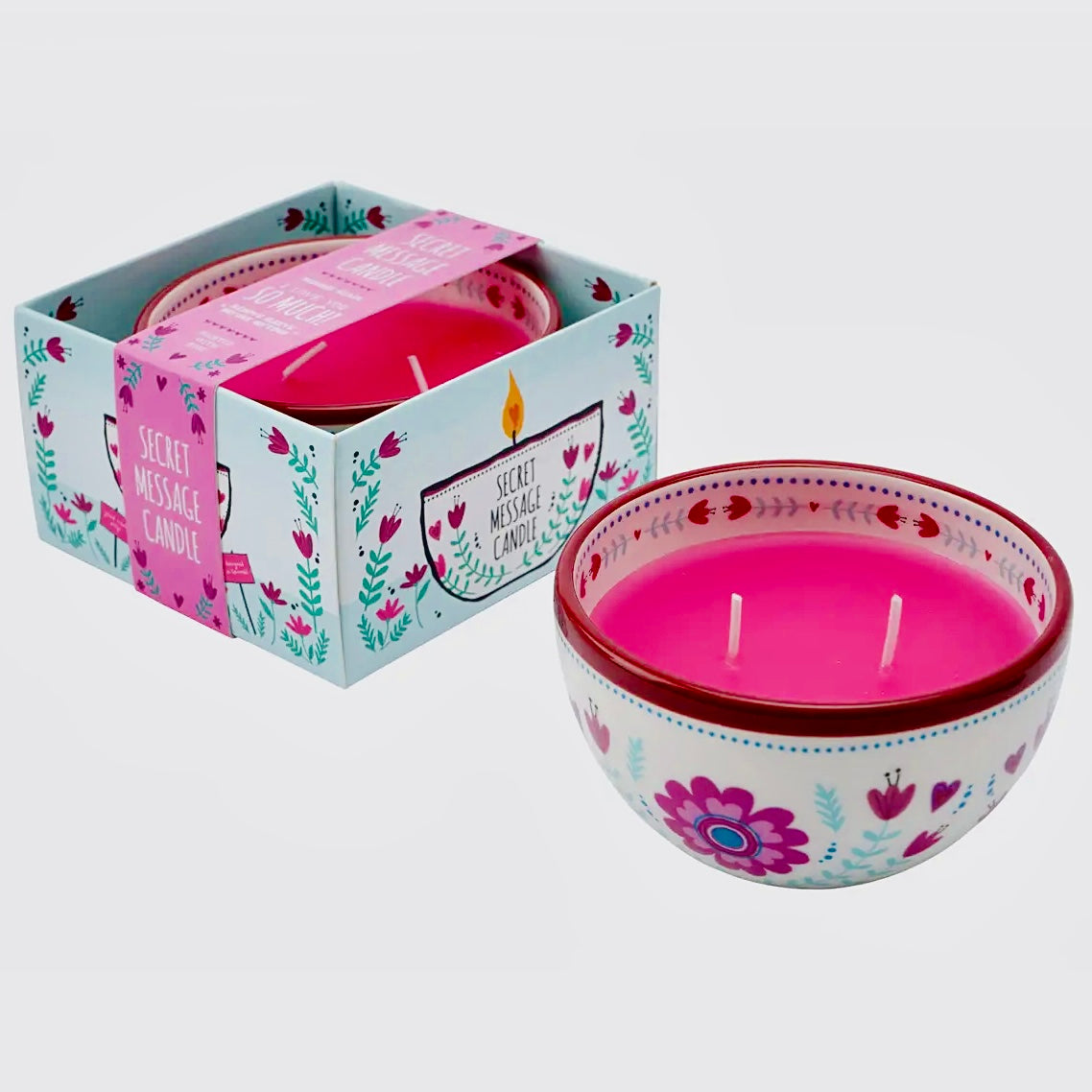 Secret Message Candle Bowl