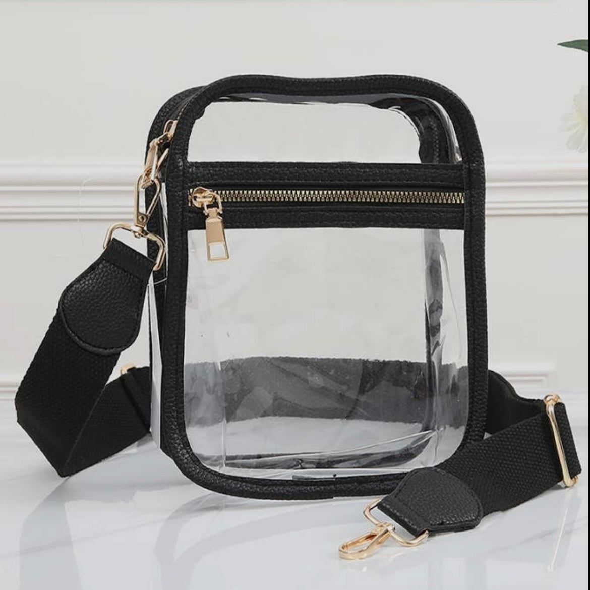 Clear PU Cross Body Bag