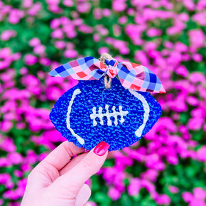 Blue Football Aqua Di Gio Navy/Blue/Orange Ribbon Freshie