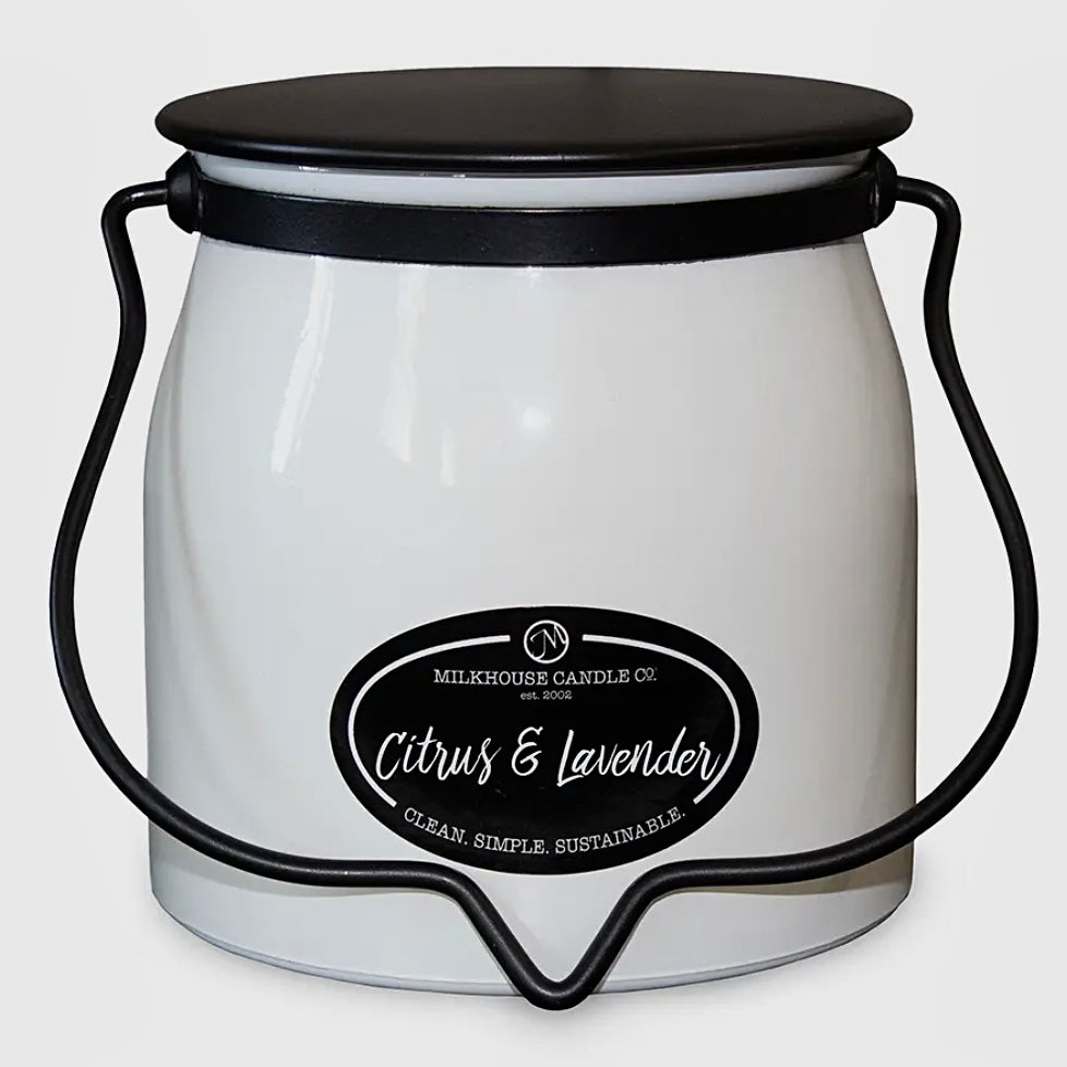 MILKHOUSE BUTTER JAR SOY CANDLES 16 OZ