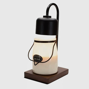 BLACK WOOD ARCHED CANDLE WARMER BY MILKHOUSE CANDLE CO