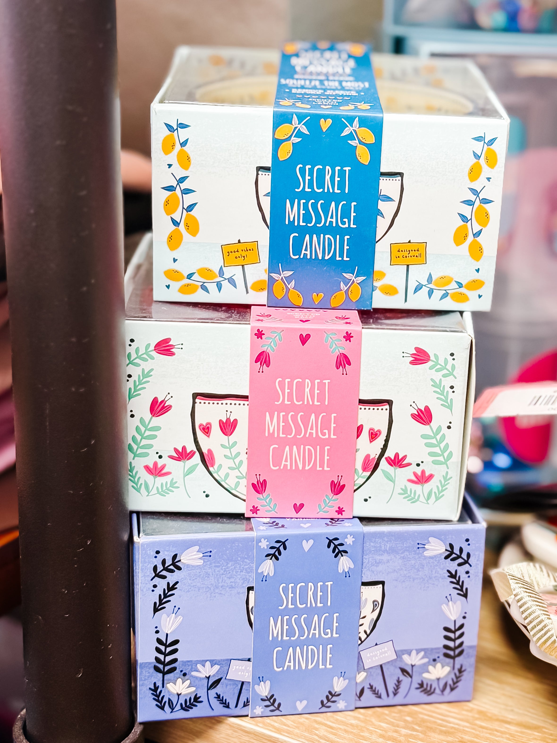 Secret Message Candle Bowl