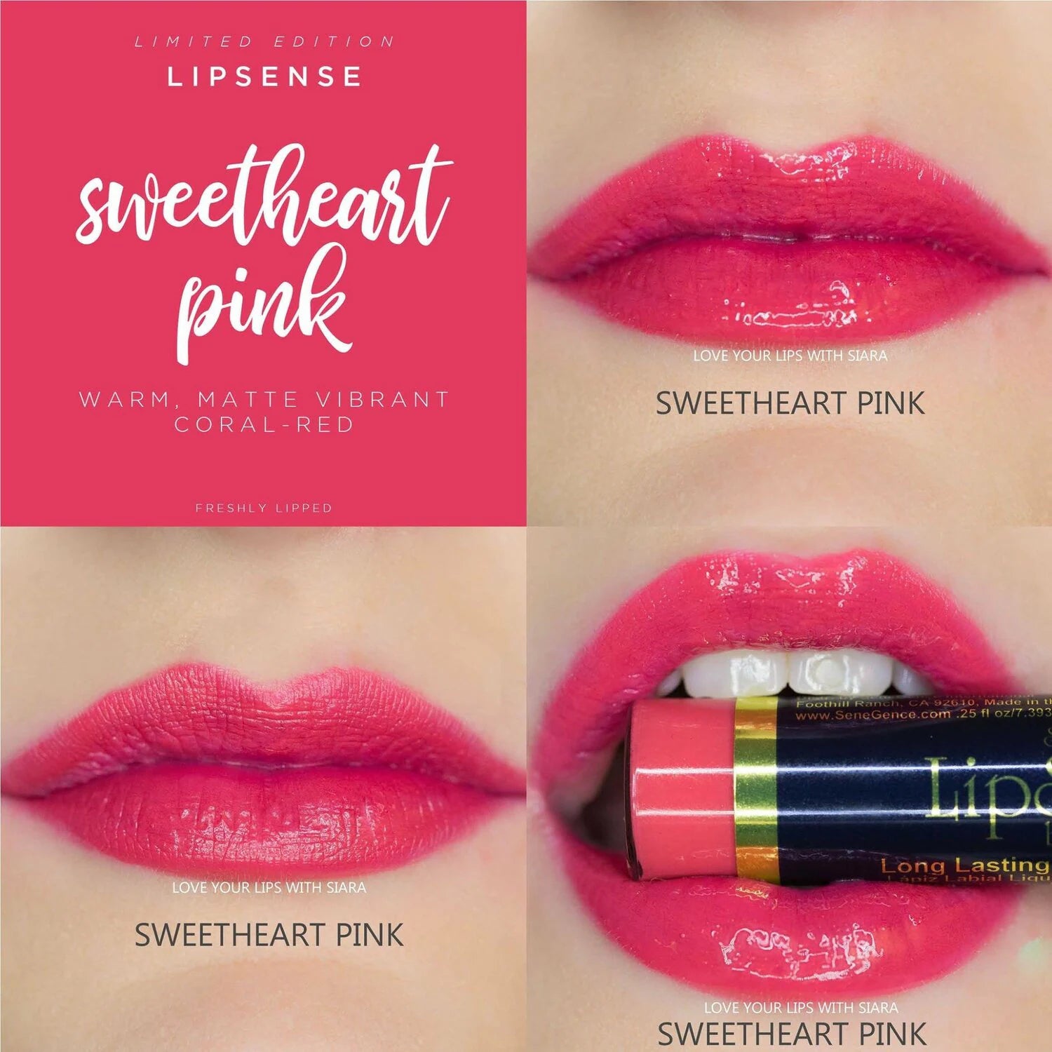 SWEETHEART PINK LONG LASTING LIPSENSE LIPSTICK