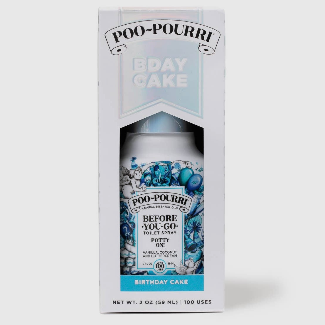 Poo-Pourri Potty On Birthday Cake 2oz