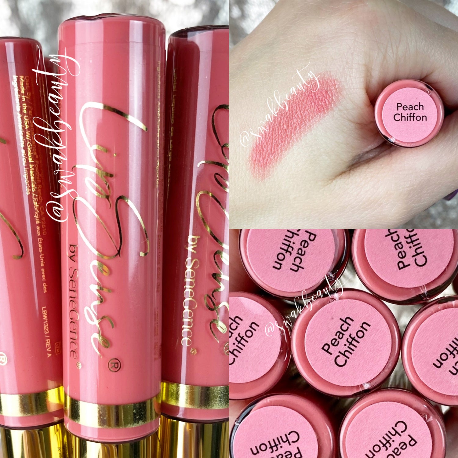 PEACH CHIFFON LONG LASTING LIPSENSE LIPSTICK