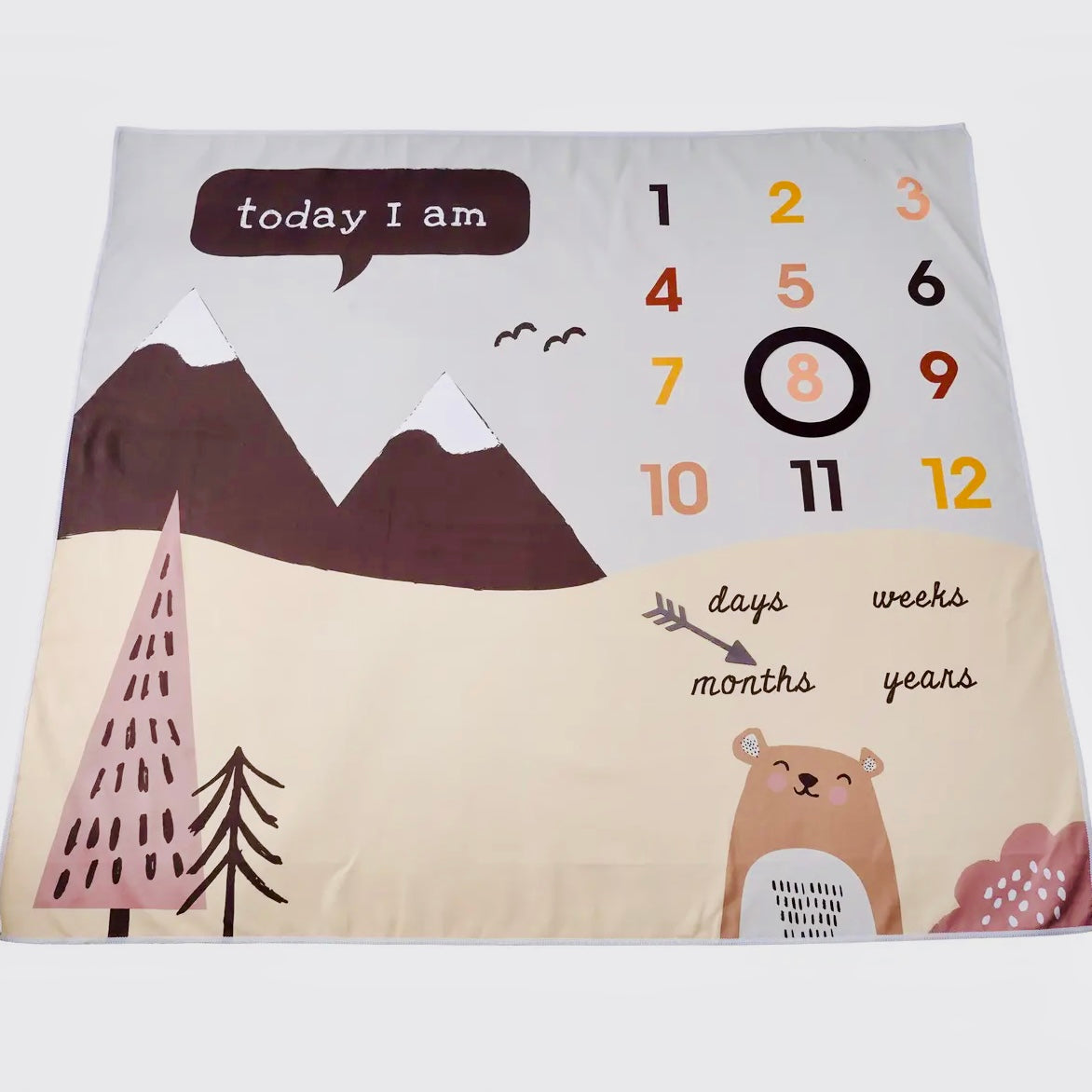 Little Tribe Forest Milestone Mat