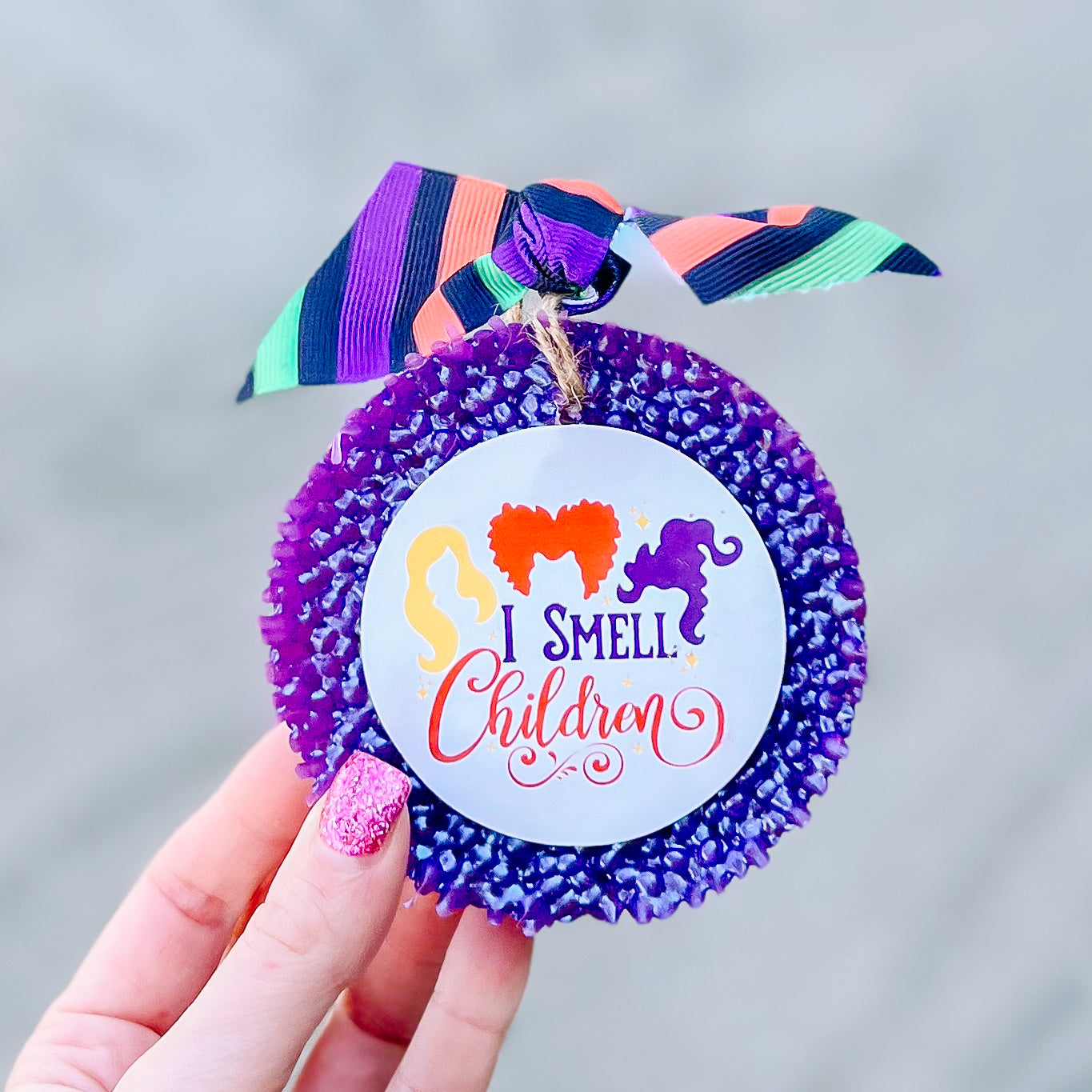 I SMELL CHILDREN GRAPHIC HALLOWEEN FRESHIE HOCUS POCUS WITH RIBBON