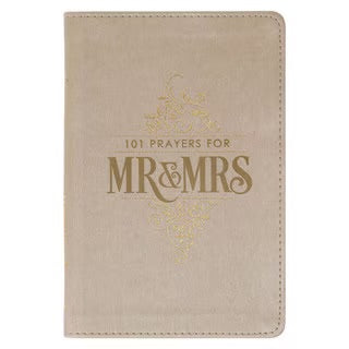 GIFT BOOK 101 PRAYERS FOR MR & MRS BOOK *GOLD*