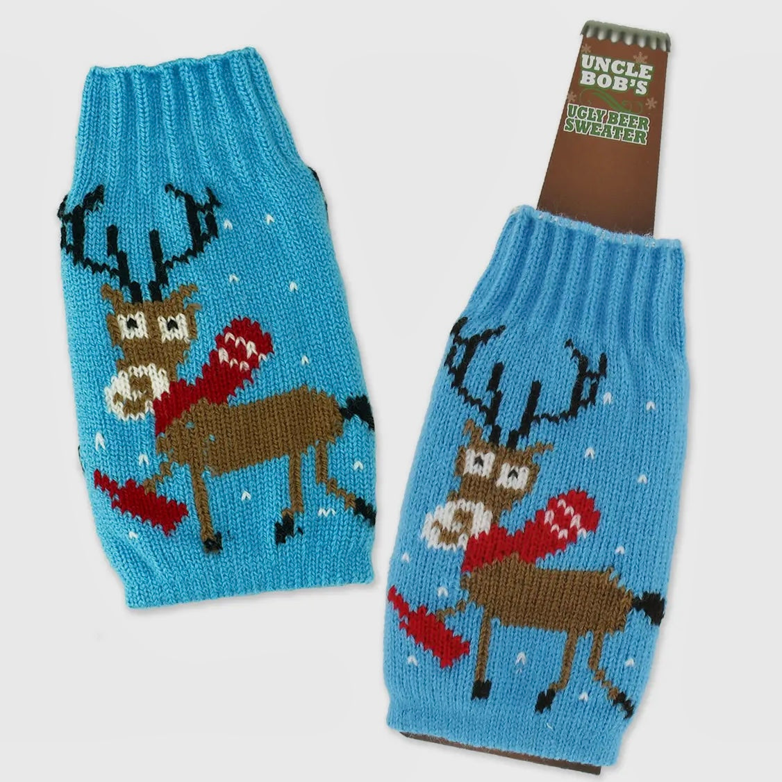 UNCLE BOB'S UGLY SWEATER BEER BOTTLE SWEATERS - GAG GIFT