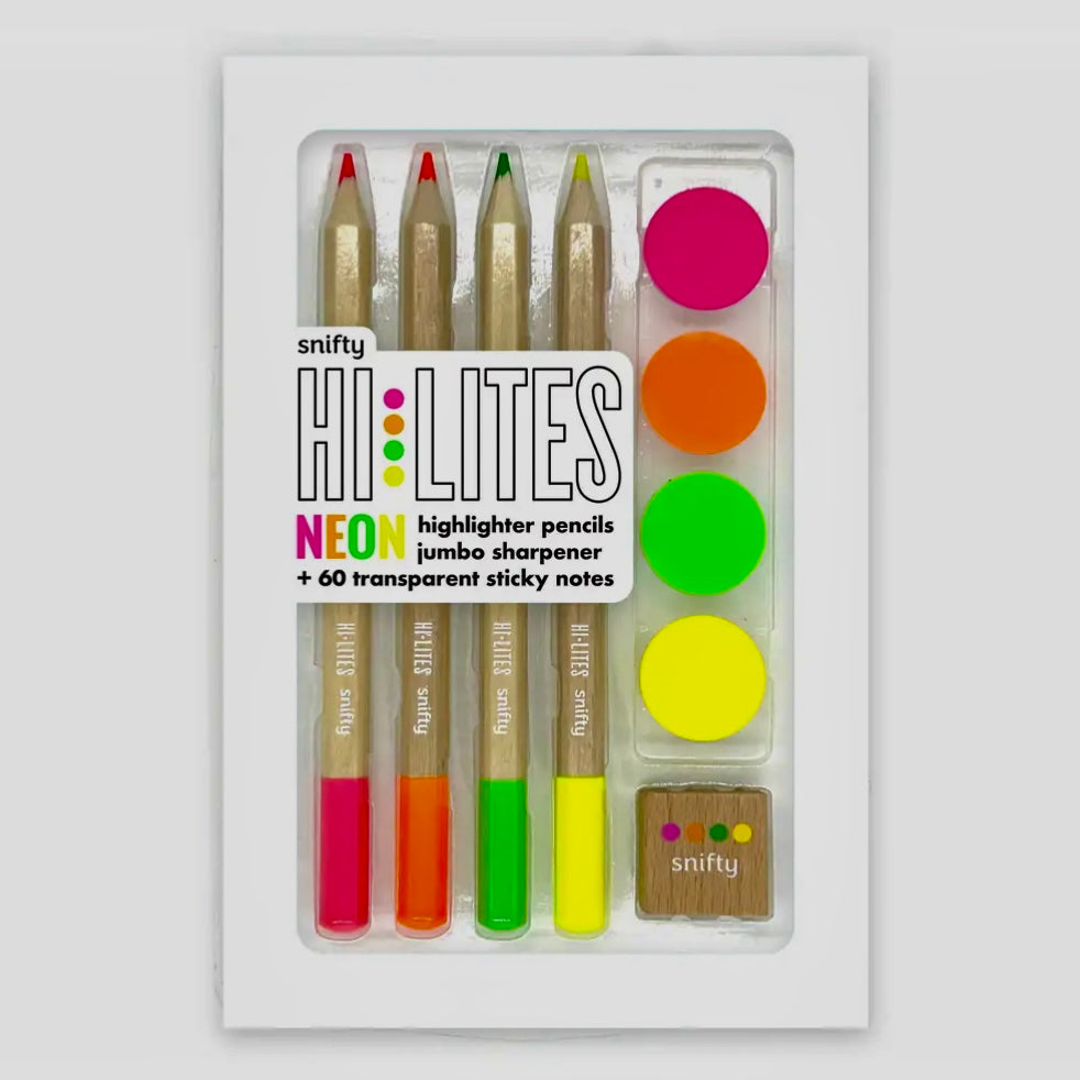 HI-LITES NEON PENCIL HIGHLIGHTER SET