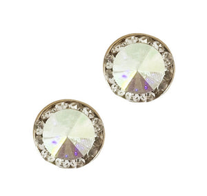 AB Crystal Allure Stud Earrings