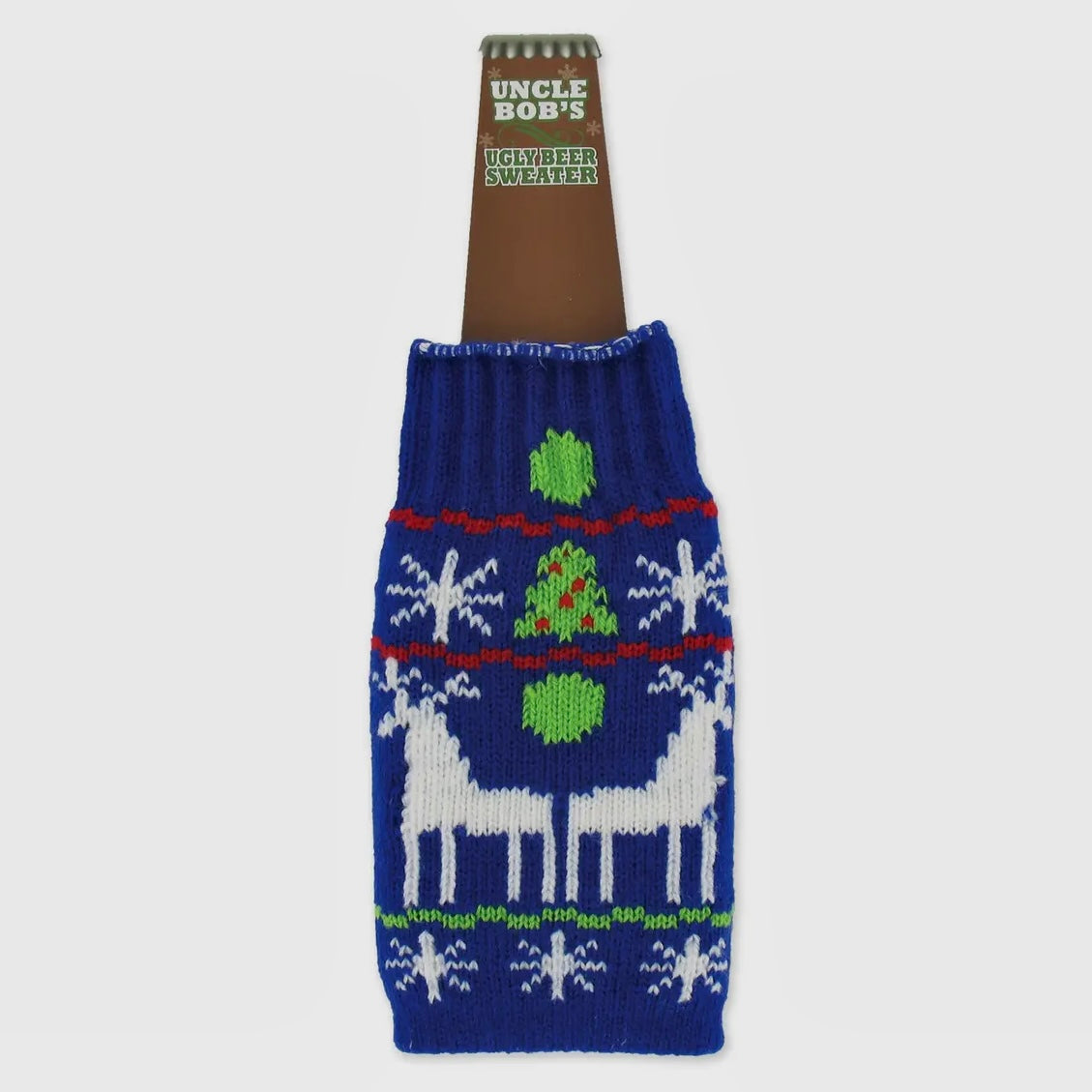 UNCLE BOB'S UGLY SWEATER BEER BOTTLE SWEATERS - GAG GIFT