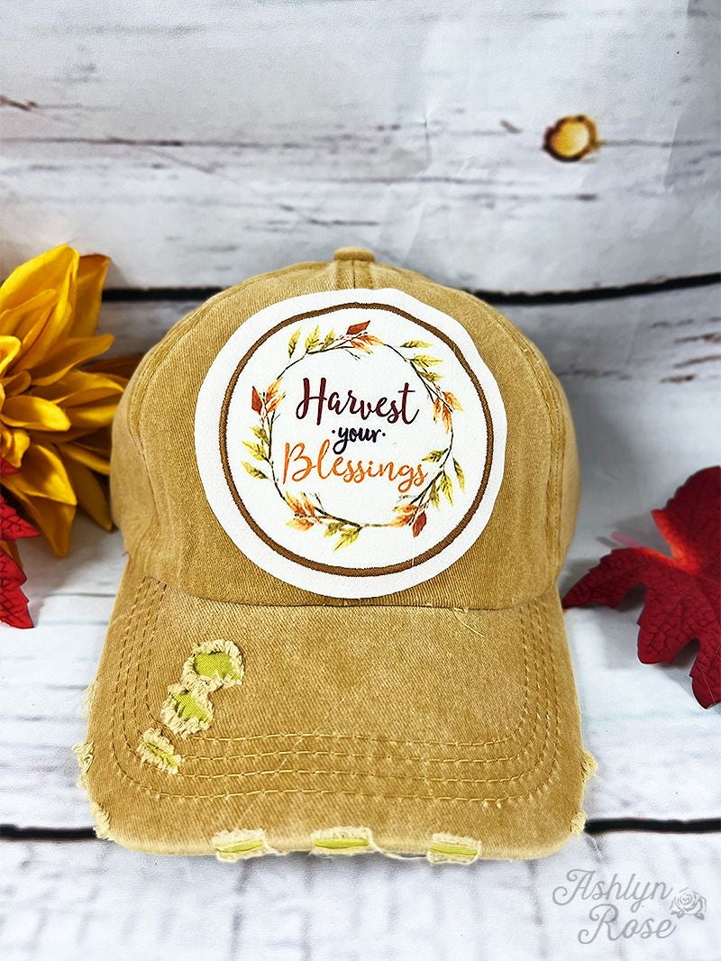 Harvest Your Blessings Hat- SALE
