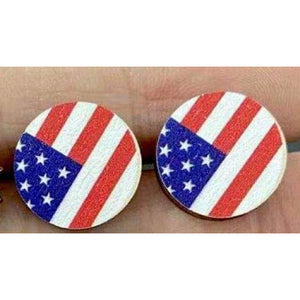 Circle USA RWB Stud Earrings