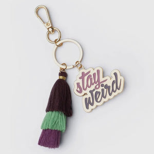 OLIVIA MOSS BRIGHT SIDE KEYCHAINS WITH TASSELS