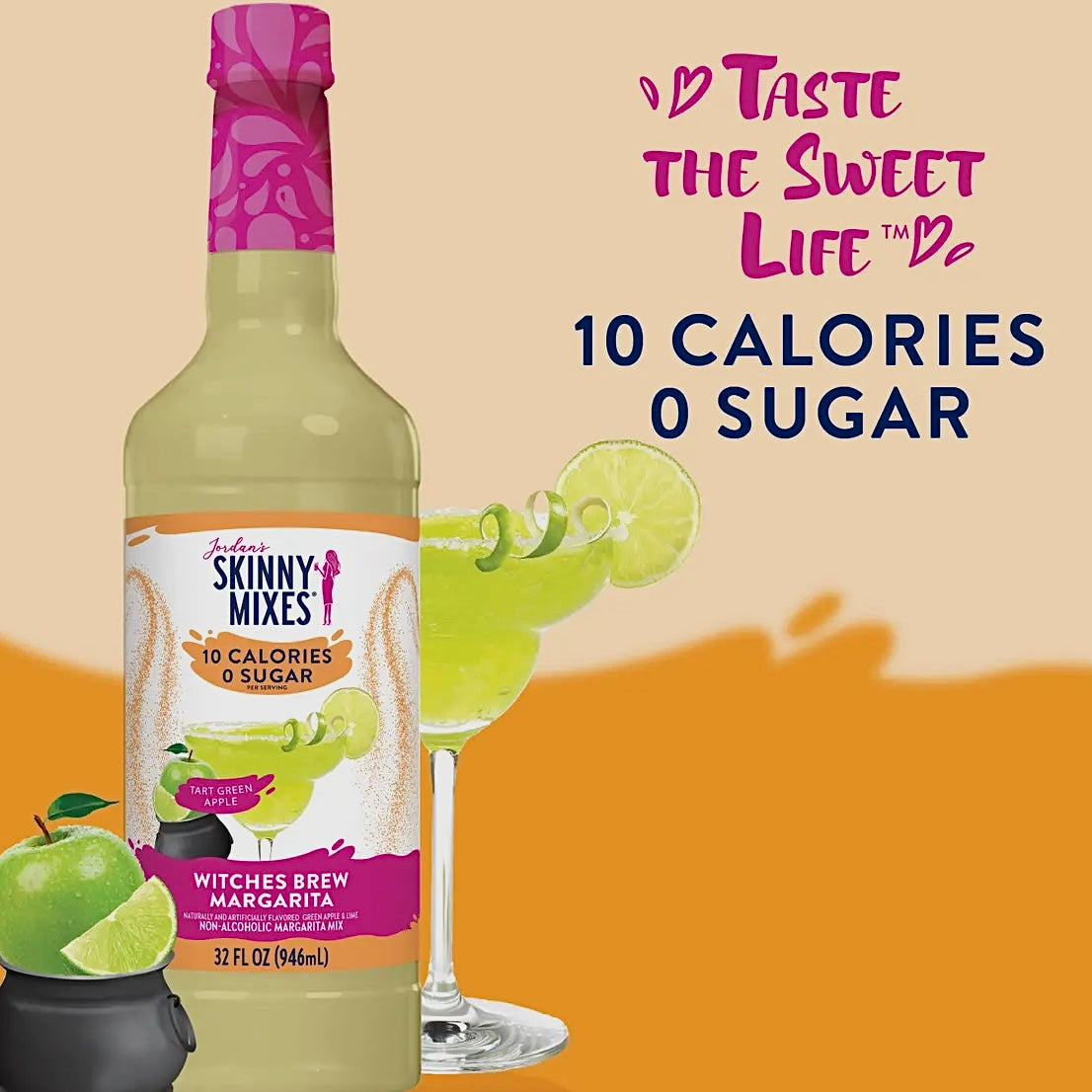 WITCHES BREW MARGARITA JORDAN'S SKINNY MIXES SYRUPS