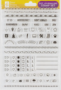 Dot Journaling Clear Stamp Set PPP