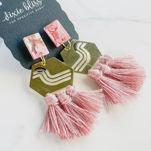 Reverie Pink DB Handmade Earrings