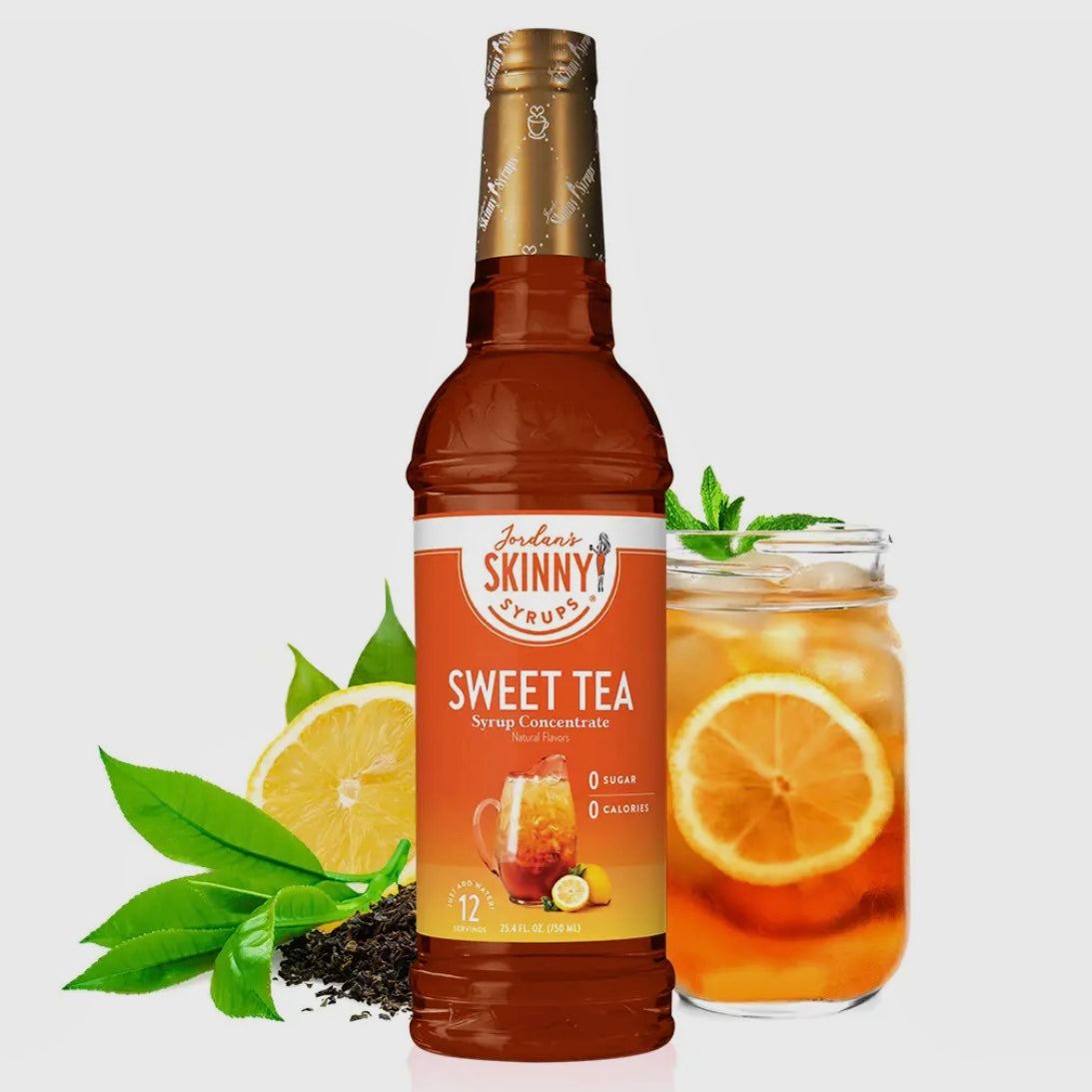 SWEET TEA FLAVOR SYRUP CONCENTRATE JORDAN'S SKINNY MIXES SYRUPS