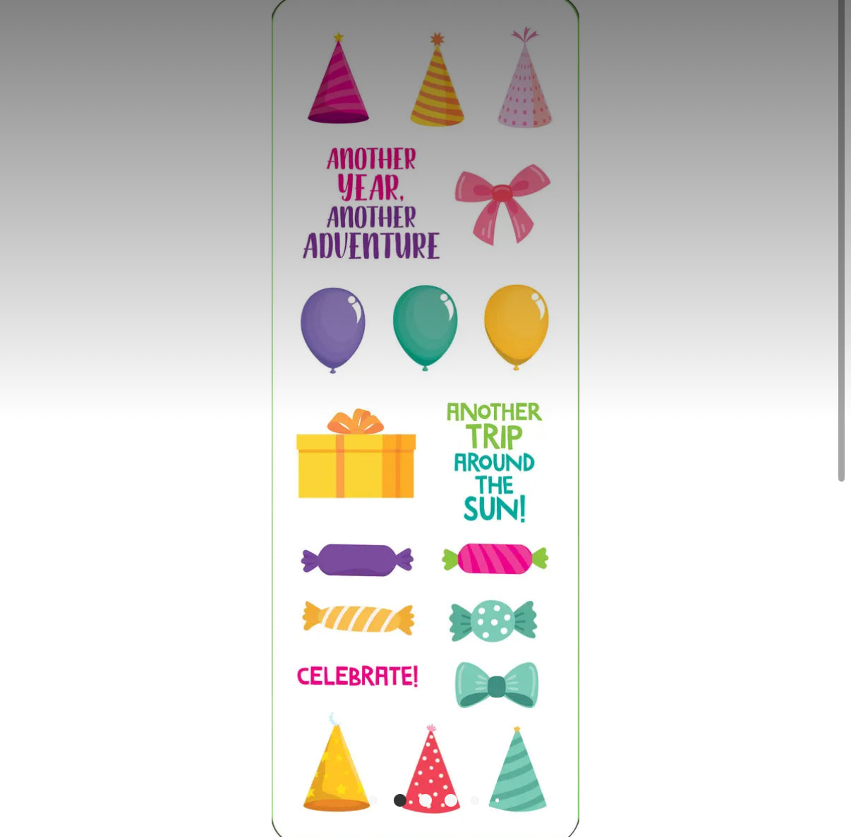 Birthday Sticker Set PPP