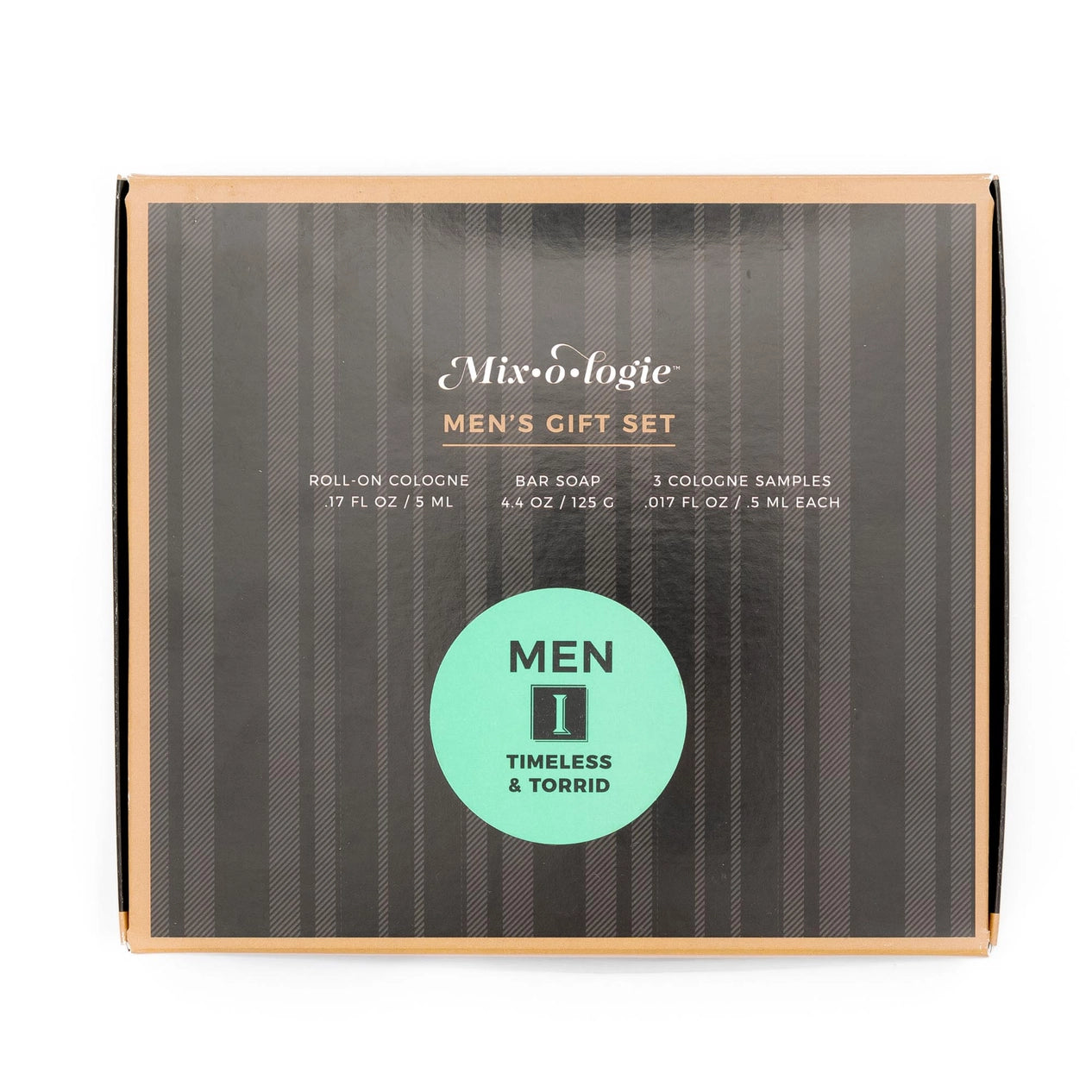 MIXOLOGIE MEN'S GIFT BOX DUO WITH 3 SAMPLE COLOGNES
