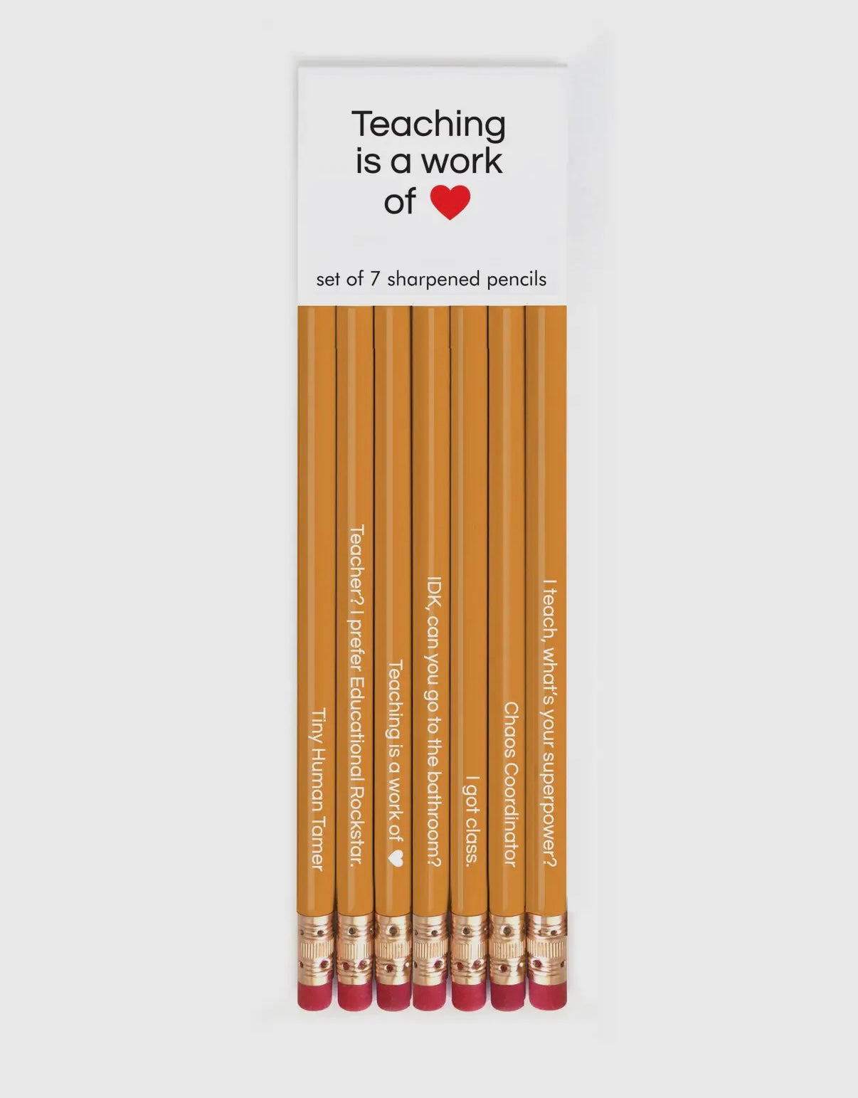QUOTABLE PENCIL SETS