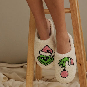 CHRISTMAS THE MEAN ONE GRINCH SLIPPERS