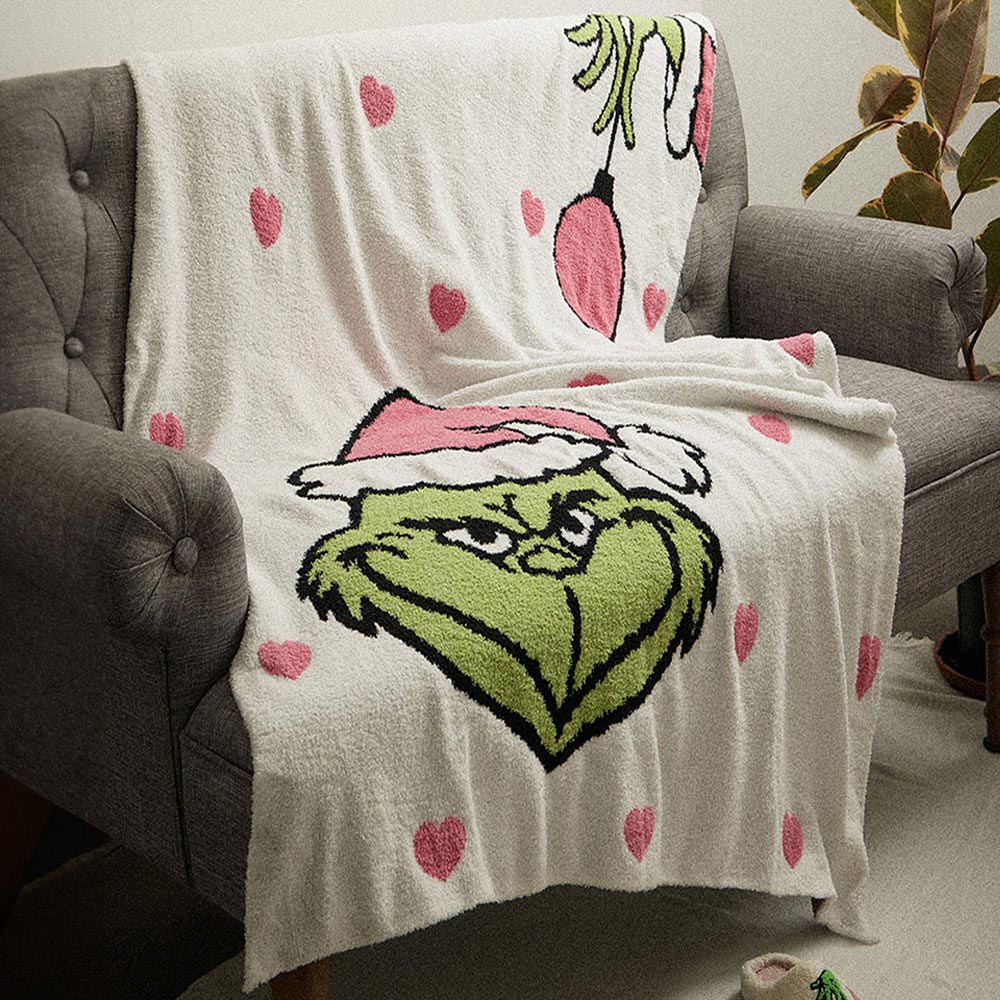 GRINCH LUXURY FLUFFY BLANKET