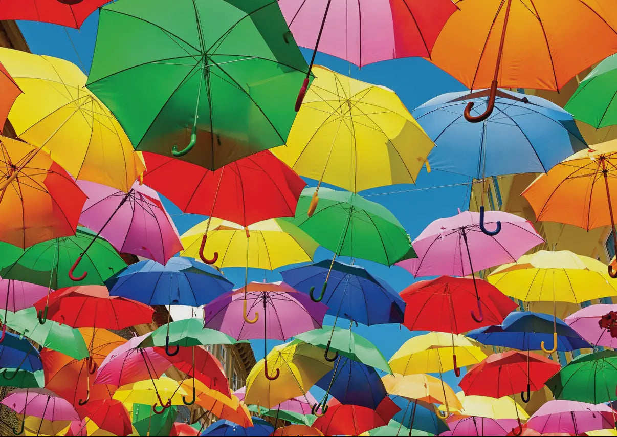 All The Umbrellas 1000 Piece Jigsaw Puzzle PPP