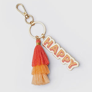 OLIVIA MOSS BRIGHT SIDE KEYCHAINS WITH TASSELS