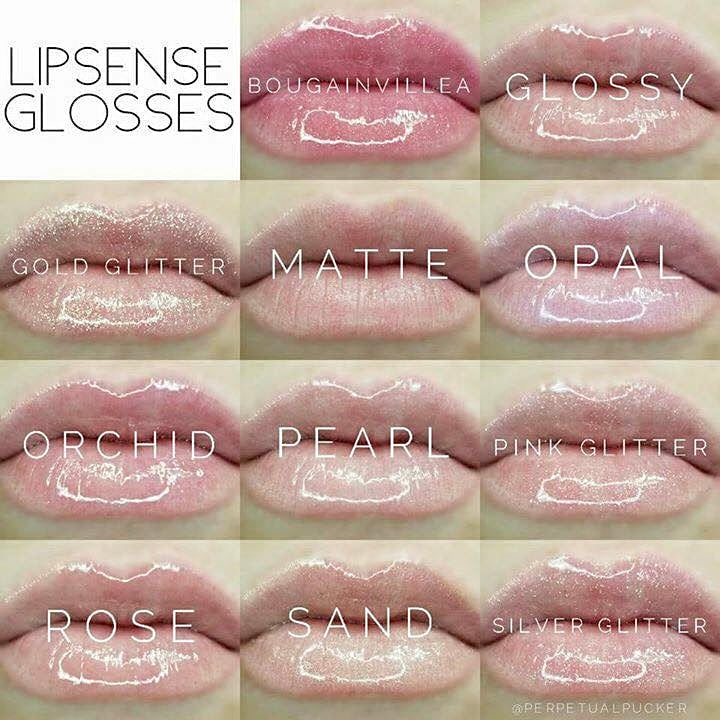 SILVER GLITTER LIPSENSE GLOSS