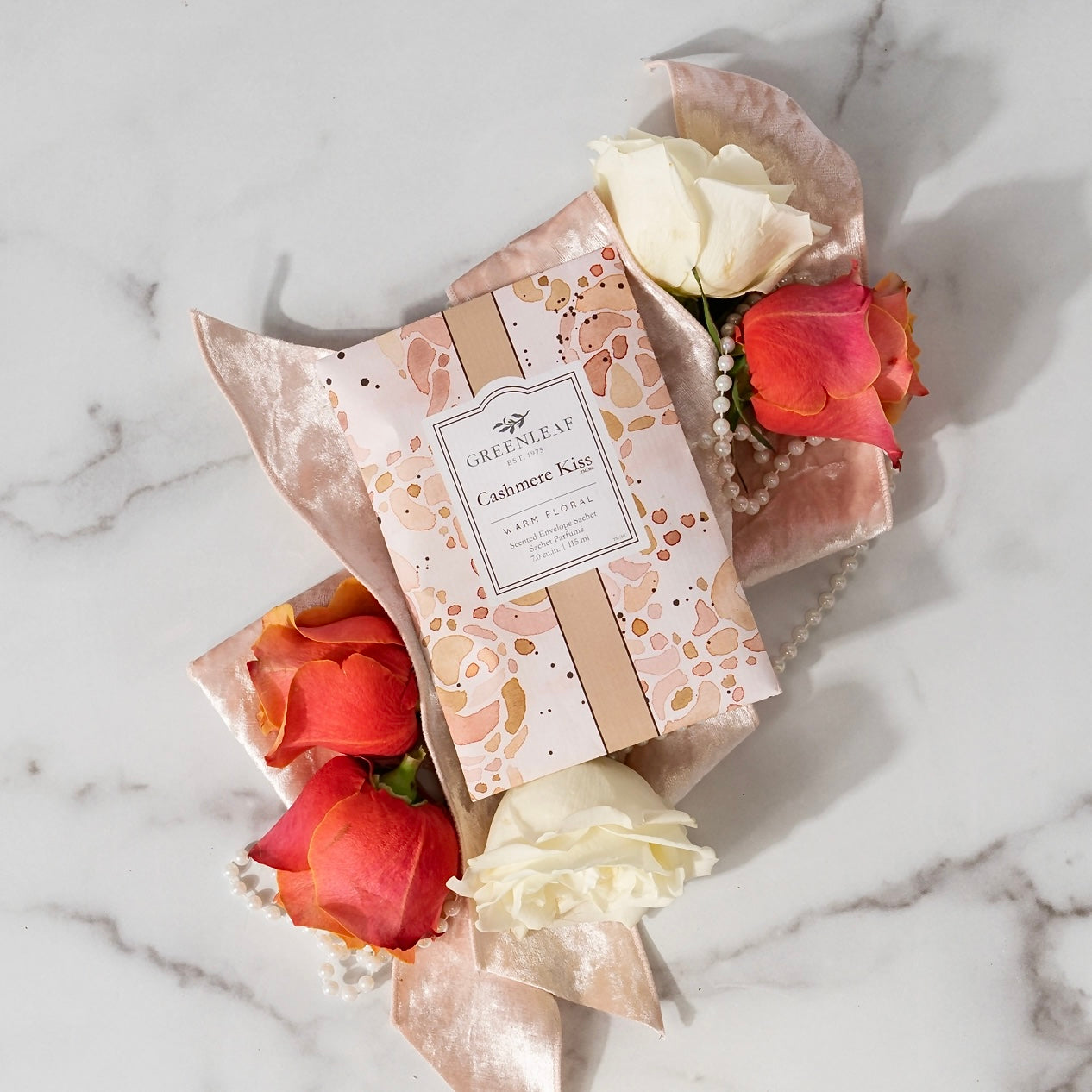 CASHMERE KISS SCENTED LARGE SACHETS BY GREENLEAF