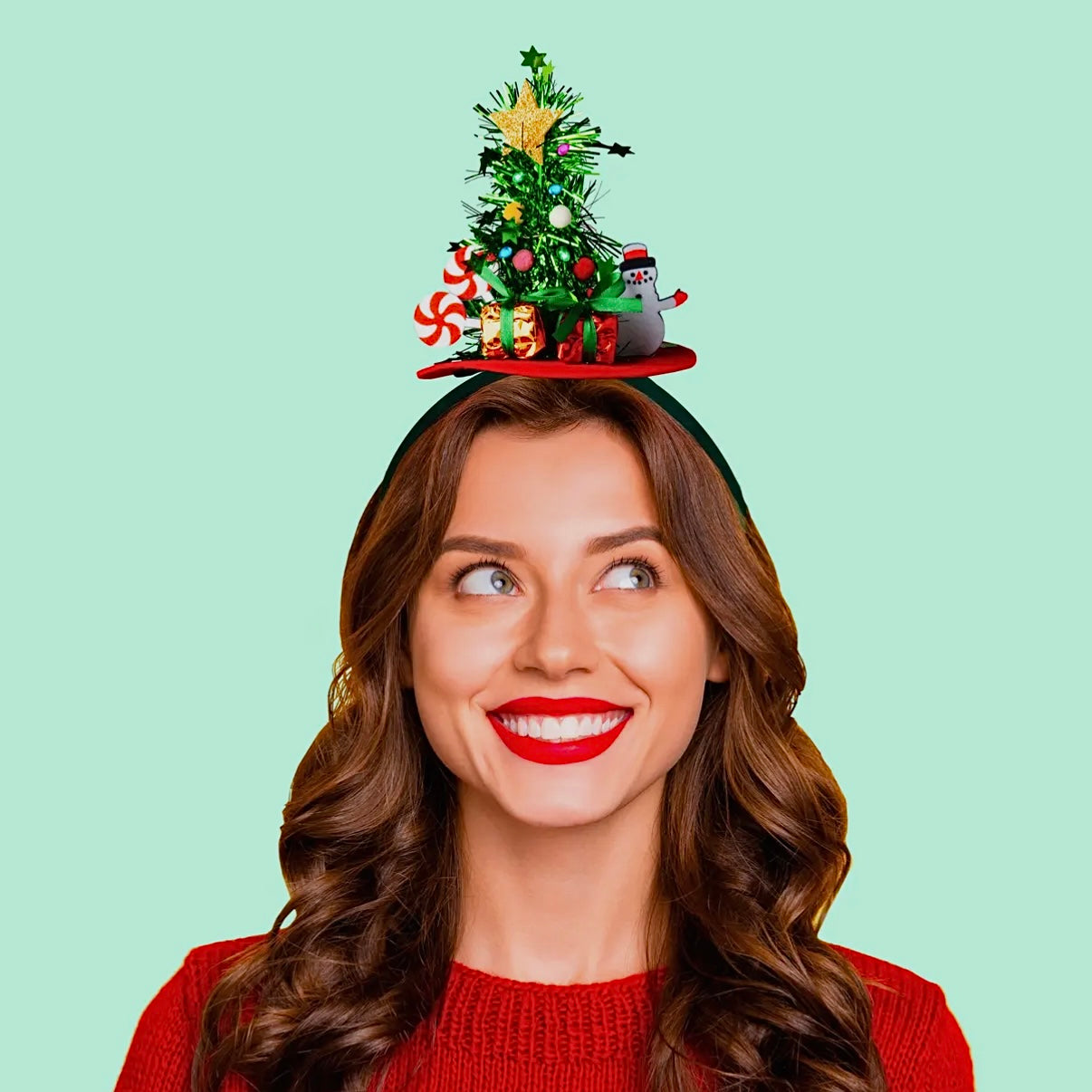 LOTSA LITES! TWINKLE TOPS LED FLASHING HOLIDAY CHRISTMAS HEADBANDS