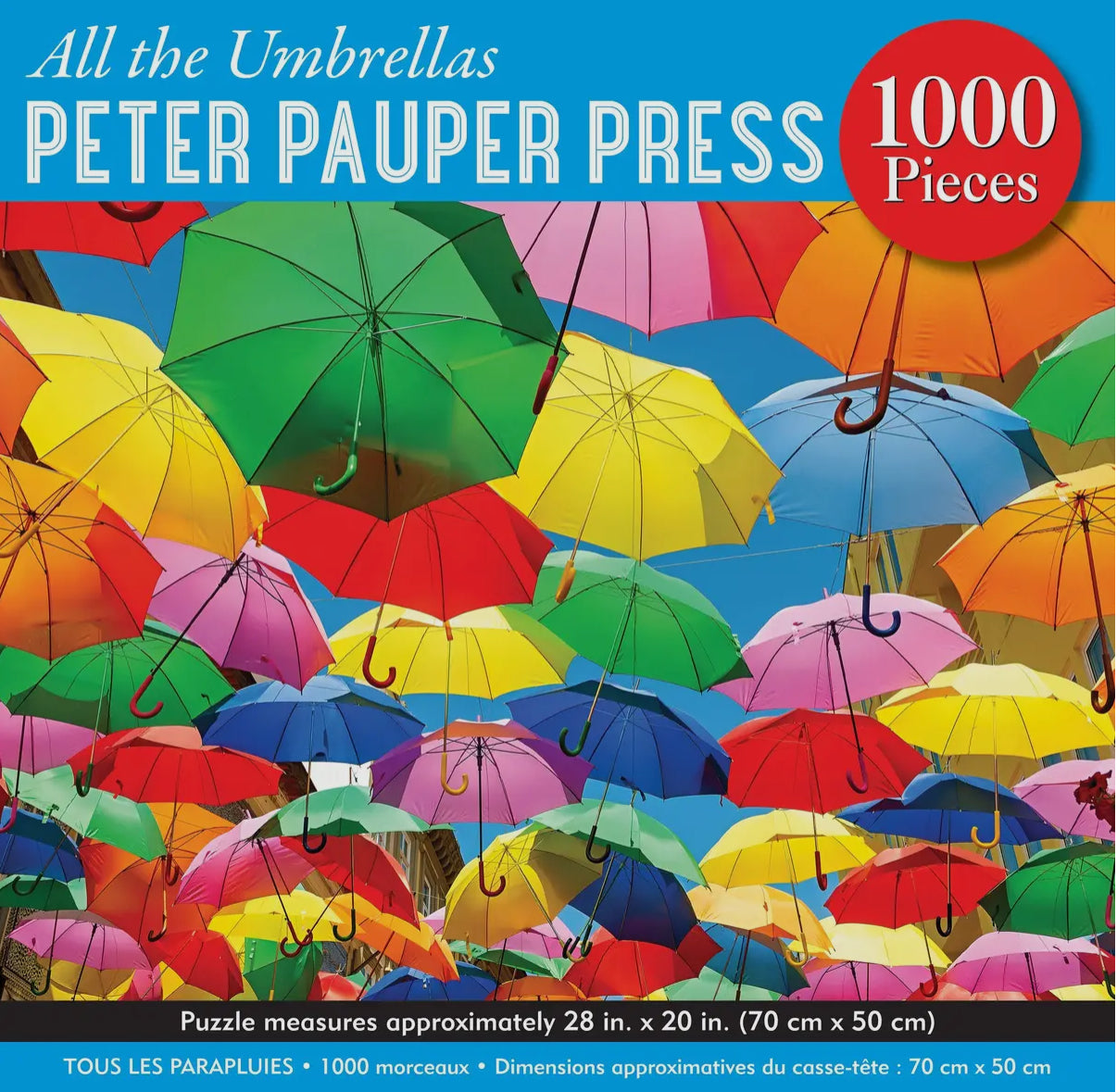 All The Umbrellas 1000 Piece Jigsaw Puzzle PPP
