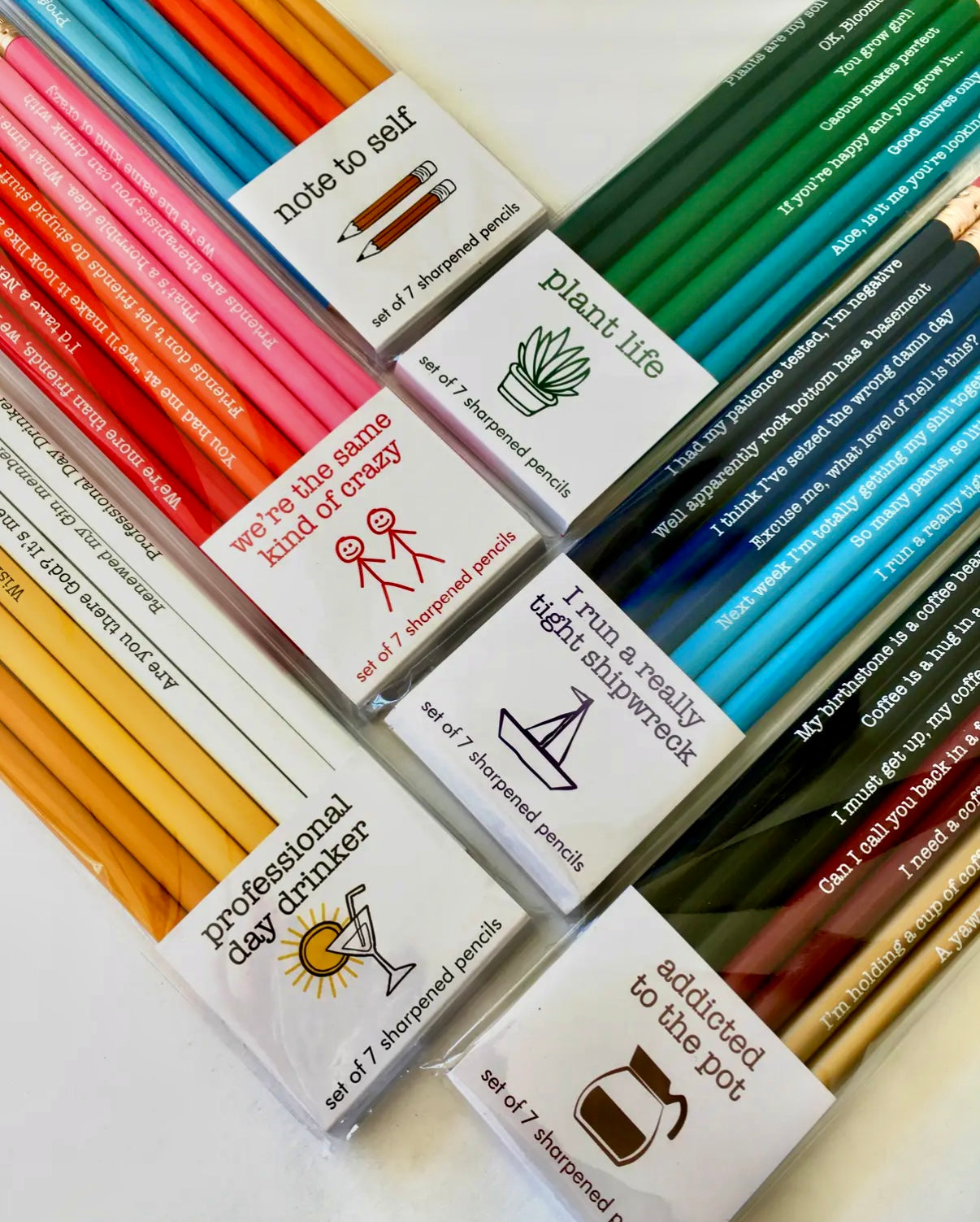 QUOTABLE PENCIL SETS